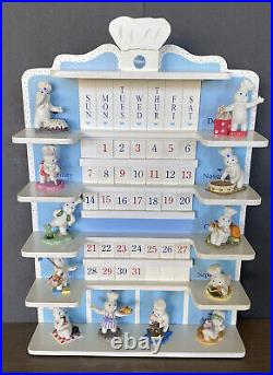 1997 Danbury Mint Pillsbury Doughboy Calendar Complete w All Figurines & Tiles