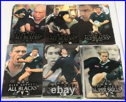 1997 INEDA NZ ALL BLACK Trading Card PARTIAL MASTER CARD COLLECTION-(60+9+11+1)