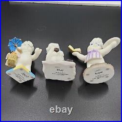 1997 Pillsbury Doughboy Danbury Mint Perpetual Calendar 12 Figures And Titles