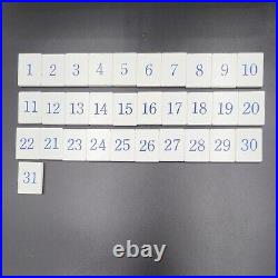 1997 Pillsbury Doughboy Danbury Mint Perpetual Calendar 12 Figures And Titles