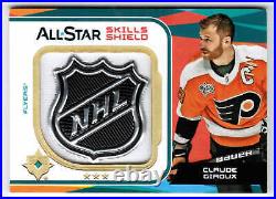 19/20 2019 Ud Ultimate Claude Giroux Ss-cg All-star Skills NHL Shield 1/1 Flyers