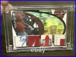 1/1 RARE 1997 BARRY LARKIN CINCINNATI REDS #SPX19 Quad Patch Game Worn 88