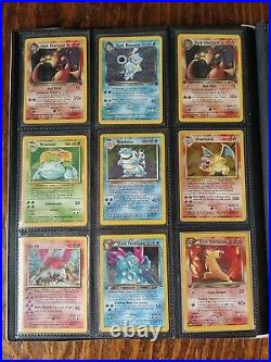 1st edition all holo Pokemon card lot binder collection charizard