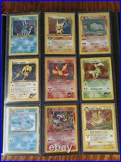 1st edition all holo Pokemon card lot binder collection charizard