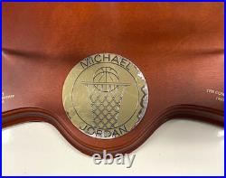 2001 Danbury Mint Michael Jordan 4 Figurine Display Lifetime Achievement -Defect