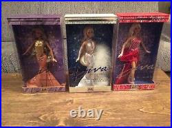 2002 Barbie Complete Diva Collection Gone Platinum Red Hot All That Glitters