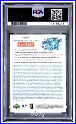 2004 UD Diamond Collection All Star Lineup Promo Hideki Matsui PSA 10 Gem Mint
