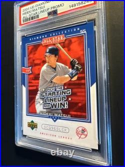 2004 UD Diamond Collection All Star Lineup Promo Hideki Matsui PSA 10 Gem Mint