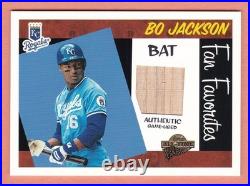 2005 Topps All-time Fan Favorites Relics/200 Bo Jackson Bat Mint #ffr-bj Royals 2005 Topps All-time Fan Favorites Relics/200 Bo Jackson Bat Mint #ffr-bj Royals