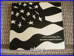 2008 U. S. Mint American Legacy Collection All Proof Coins withProof Bald EagleLQQK