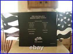 2008 U. S. Mint American Legacy Collection All Proof Coins withProof Bald EagleLQQK