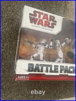 2009 Star Wars Legacy Collection Battle Packs Geonosis Assault Mint in Box