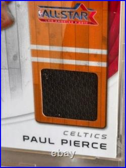 2010-11 Panini Season Update All-Stars Materials Paul Pierce #19 PSA 9 MINT