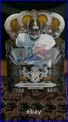 2010 Antonio Brown Autograph Rookie Collection Lot Of 6 Sp's-steelers/raiders