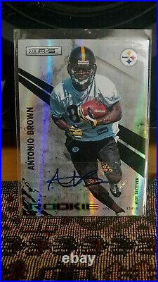 2010 Antonio Brown Autograph Rookie Collection Lot Of 6 Sp's-steelers/raiders