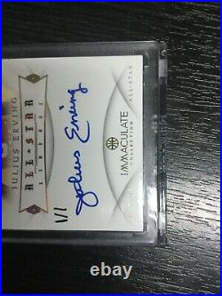 2012-13 Immaculate Julius Erving lineage All Star 1/1 Auto Autograph 2015 Replay