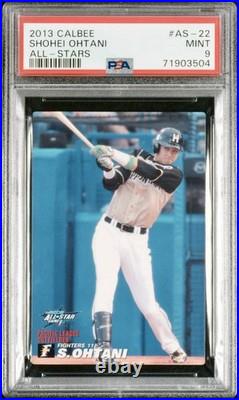 2013 Calbee Shohei Ohtani All-star Rookie Card Fighters Graded Psa Mint Japanese 2013 Calbee Shohei Ohtani All-star Rookie Card Fighters Graded Psa Mint Japanese