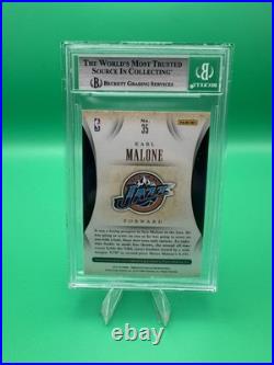 2013 Immaculate Karl Malone INSIGNIAS Champion Logo PATCH 2/2 BGS 9 MINT Jazz
