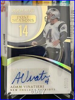 2018 Immaculate Collection Adam Vinatieri HOF Auto Pats /14 NFL All-Time Leader