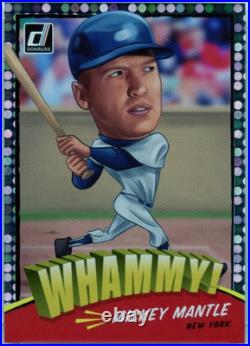 2018 Panini Donruss Whammy! Mickey Mantle #W1 PSA 9 Mint! ALL TIME GREAT! Nice