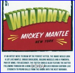 2018 Panini Donruss Whammy! Mickey Mantle #W1 PSA 9 Mint! ALL TIME GREAT! Nice
