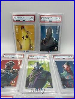 2019 Panini Fortnite Series 1 ALL US Print Lot Black Knight Red Peely ALL PSA 10