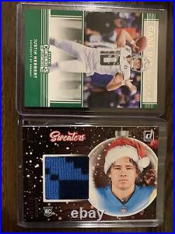 2020 Justin Herbert Rookie Card Collection Sweaters Relic Plus Game Day ALL MINT