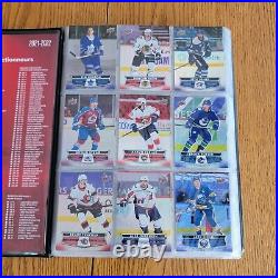 2021-22 Upper Deck Tim Hortons NHL Collection No Heroes 250 Cards w Binder