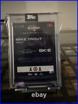 2022 topps mike trout all star game Art Collection / 199