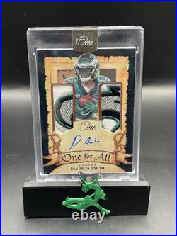 2023 Panini One All For One DeVonta Smith Patch Auto Black /5