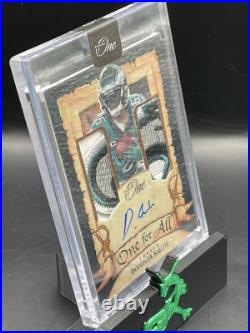 2023 Panini One All For One DeVonta Smith Patch Auto Black /5