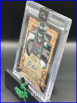 2023 Panini One All For One DeVonta Smith Patch Auto Black /5