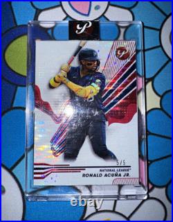 2024 Topps Pristine Ronald Acuña Jr. AS Game Red Refractor /5 SEALED
