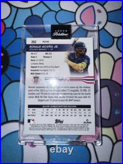 2024 Topps Pristine Ronald Acuña Jr. AS Game Red Refractor /5 SEALED