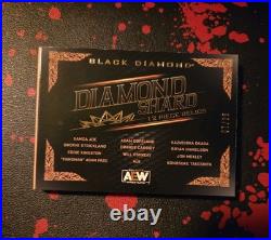 2024 Upper Deck Aew Black Diamond Wrestling 12-piece Shard Relic Booklet /25 Mjf