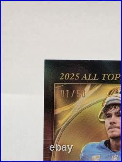 2026 Topps Flagship Justin Herbert All Topps Team Gold Auto /50 Chargers