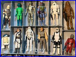 24 Vintage 1977 To 1983 Star Wars, ESB, ROTJ, Action Figures Lot All with Weapons