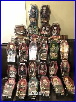 27 Living Dead Doll Collection Mezco 10 Inch Dolls lot 3 doubles all sealed READ