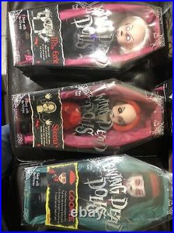 27 Living Dead Doll Collection Mezco 10 Inch Dolls lot 3 doubles all sealed READ