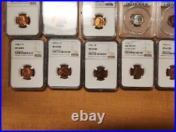 30 Coin Lot Lincoln Cent All graded NGC PCGS Estate Coin Collection