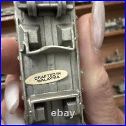 31 Pieces Franklin Mint Pewter Train Set & Display Case