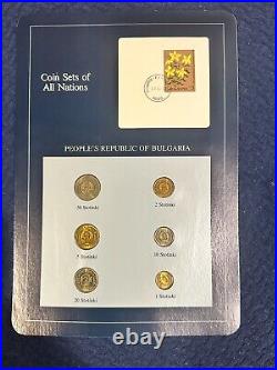 37 blister Coin Sets of All Nations Collections