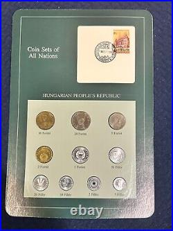 37 blister Coin Sets of All Nations Collections