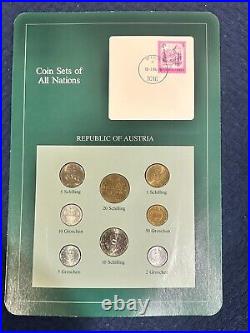 37 blister Coin Sets of All Nations Collections