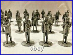 39 Danbury Mint Pewter US Presidents Lot 1-40 Washington-Reagan by LaRocca