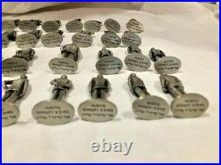 39 Danbury Mint Pewter US Presidents Lot 1-40 Washington-Reagan by LaRocca