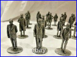 39 Danbury Mint Pewter US Presidents Lot 1-40 Washington-Reagan by LaRocca