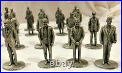 39 Danbury Mint Pewter US Presidents Lot 1-40 Washington-Reagan by LaRocca