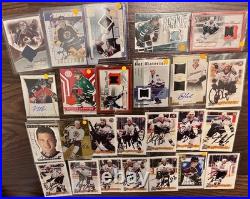 (40) HOCKEY Lot ALL GAME USED JERSEY AUTO AUTOGRAPH Cards Ultimate Collection