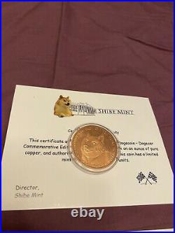 #420 2014 Shibe Mint Collection. 999 Silver Dogecoin 1 oz, Dogecar, all COAs